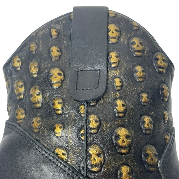 NWOT Modern Vice Women’s Scully Black Leather Ankle Boots - Picture 7 of 13